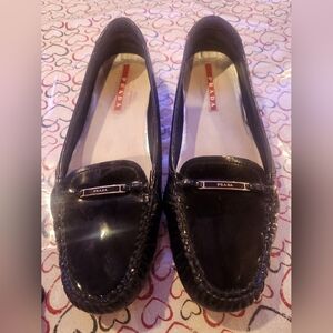 Prada Glossy Black Women's Loafers